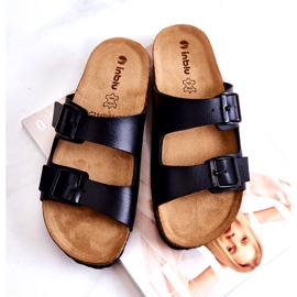 Women's Slippers Buckles Inblu NM000028 Black 4 Women's Slippers Buckles Inblu NM000028 Black 4