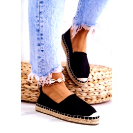 Women's Classic Espadrilles Big Star JJ274952 Black beige 2