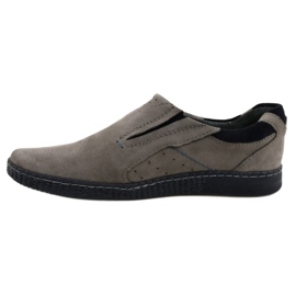 KOMODO Gray men's loafers 862L grey 1 KOMODO Gray men's loafers 862L grey 1