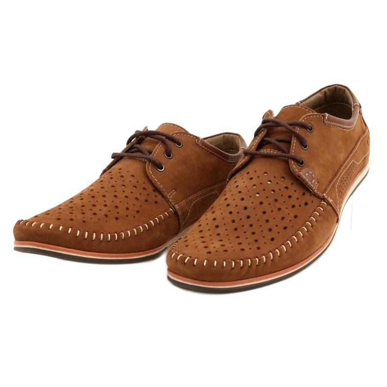 KOMODO Men's shoes moccasins 875 summer camel brown 5 KOMODO Men's shoes moccasins 875 summer camel brown 5