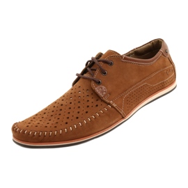 KOMODO Men's shoes moccasins 875 summer camel brown 6 KOMODO Men's shoes moccasins 875 summer camel brown 6