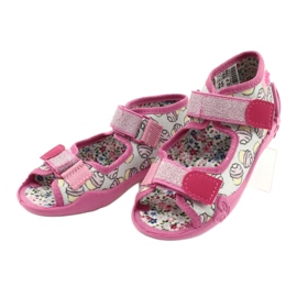 Befado children's shoes 242P099 pink silver grey 3