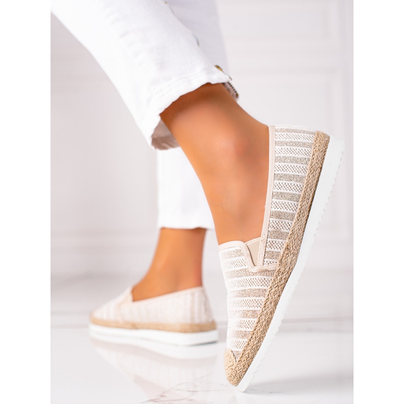 SHELOVET Slip-on espadrilles beige 1