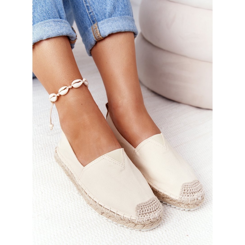 Espadrilles On A Braided Sole Big Star HH274501 Beige 2