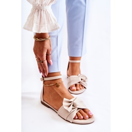 PE1 Fashionable Women's Beige Leather Sandals Astana 1 PE1 Fashionable Women's Beige Leather Sandals Astana 1