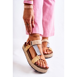 FB1 Women's Sandals For Summer Beige-Yellow Galia brown orange 1 FB1 Women's Sandals For Summer Beige-Yellow Galia brown orange 1