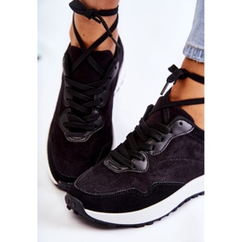 PG1 Women's Black Nayla Suede Sports Shoes 1