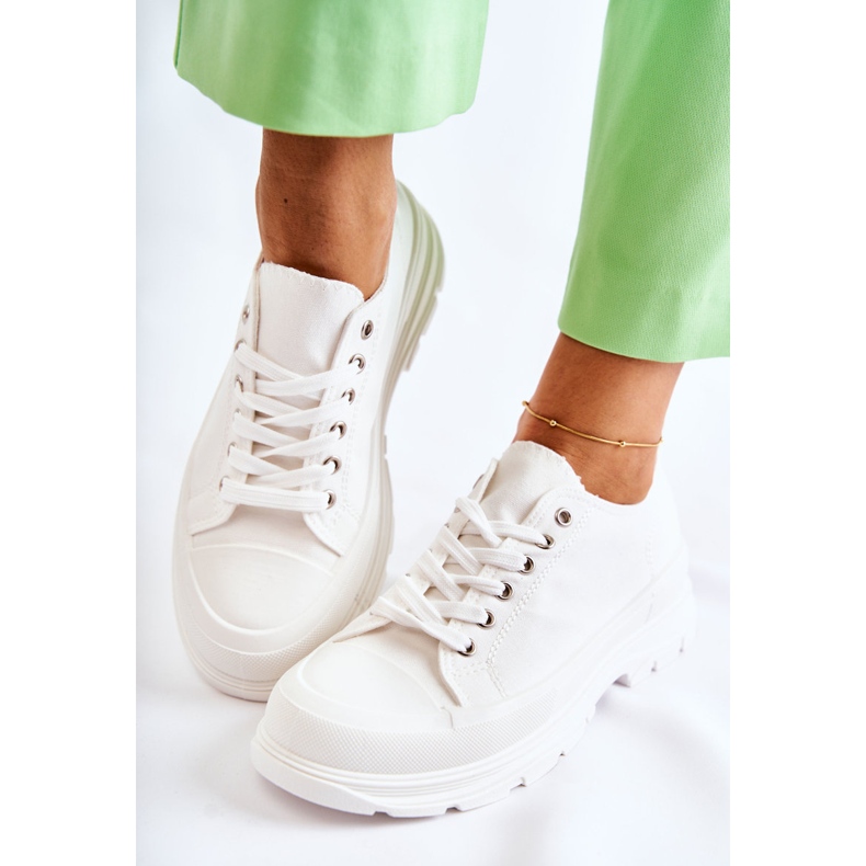 PG1 Women's Low Material Sneakers White Gueso 1