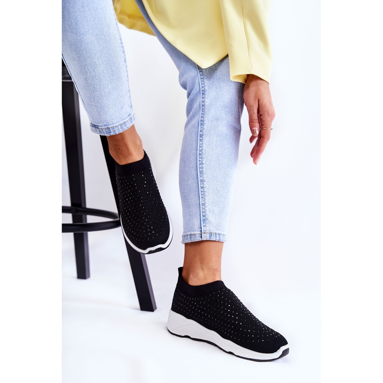 PG1 Women's Sport Shoes With Zircons Black Calsey 1 PG1 Women's Sport Shoes With Zircons Black Calsey 1