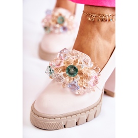 PA2 Elegant Pumps With Ornament Plain Light Pink Caterine 1 PA2 Elegant Pumps With Ornament Plain Light Pink Caterine 1
