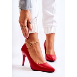 Sergio Leone Classic Magically Red Leather Stilettos 1