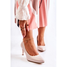 Sergio Leone Women's Classic Pumps Pearl Beige Semprella 1