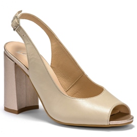 Marco Shoes Beige sandals 1096P 1