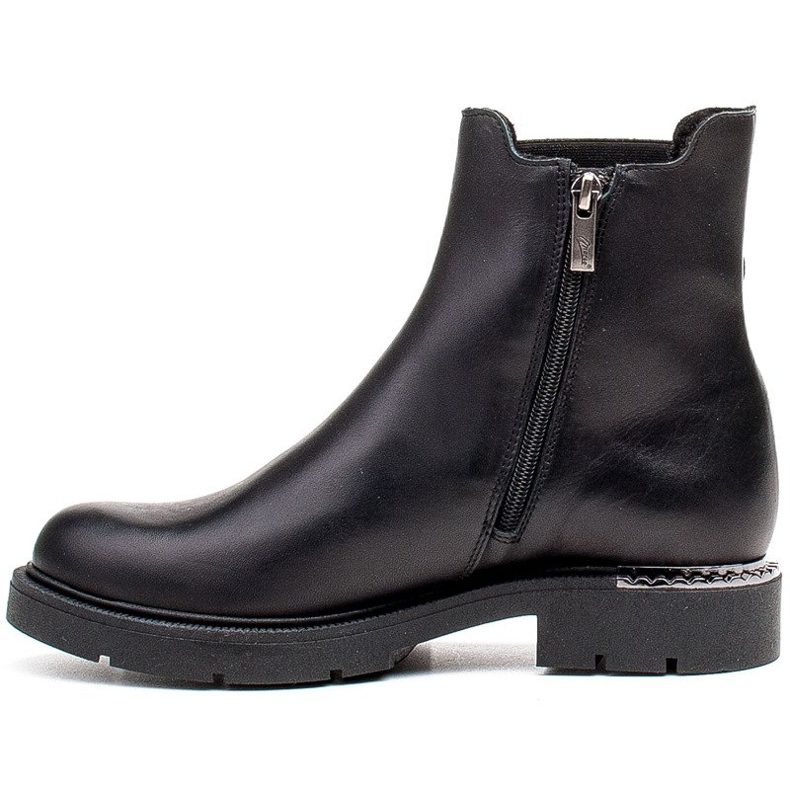 Marco Shoes Marco women's Chelsea boots with a buckle and rubber black 2