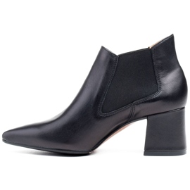Marco Shoes Thin and low boots 1325B with rubber black 2