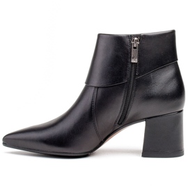 Marco Shoes Marco 1344B women's boots with a collar black 1