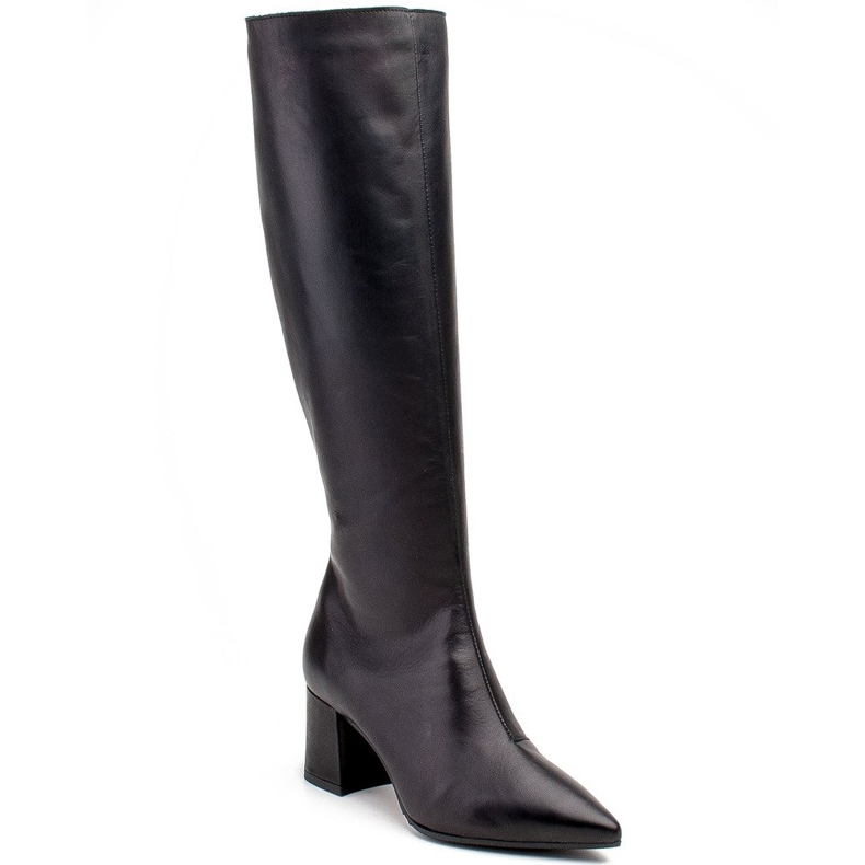 Marco Shoes Elegant, slender black boots 1 Marco Shoes Elegant, slender black boots 1