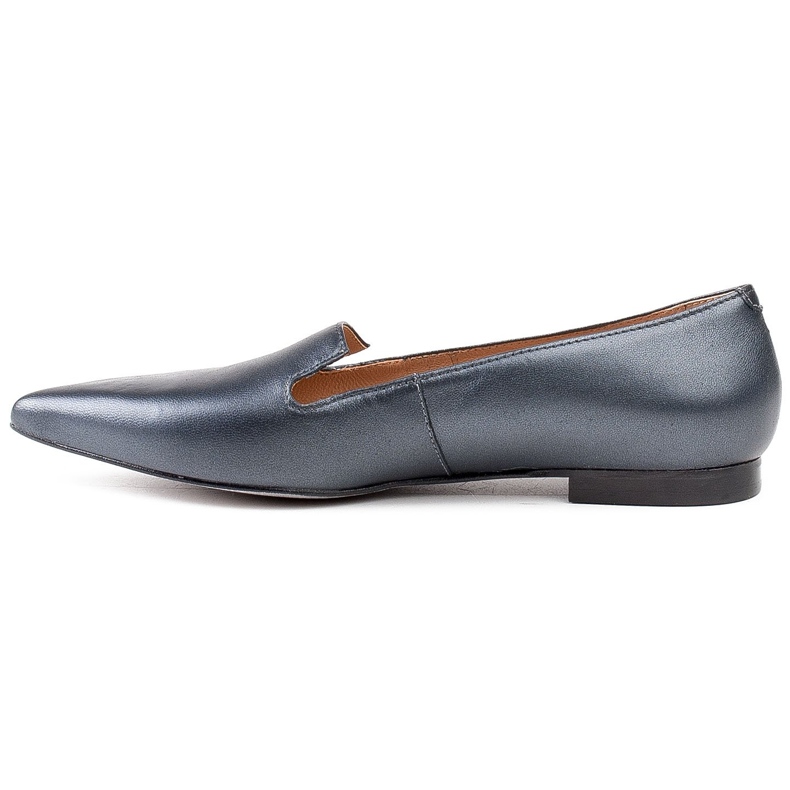 Marco Shoes Lords made of smooth graphite grain leather grey 2