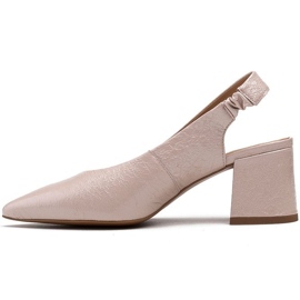 Marco Shoes Beige sandals 1501P with a strap and rubber 2