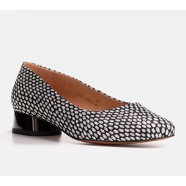 Marco Shoes Ballerinas with black and white patterns 1