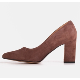 Marco Shoes 1527P brown pumps made of natural suede 1 Marco Shoes 1527P brown pumps made of natural suede 1