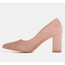 Marco Shoes Pumps made of beige chamois leather 1