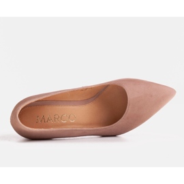 Marco Shoes Pumps made of beige chamois leather 2