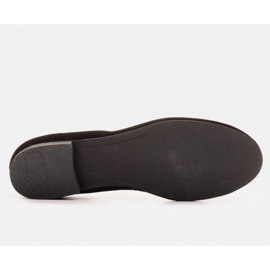 Marco Shoes Black suede leather ballerinas 1