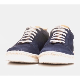 Marco Shoes Sports natural suede sneakers navy blue 1 Marco Shoes Sports natural suede sneakers navy blue 1