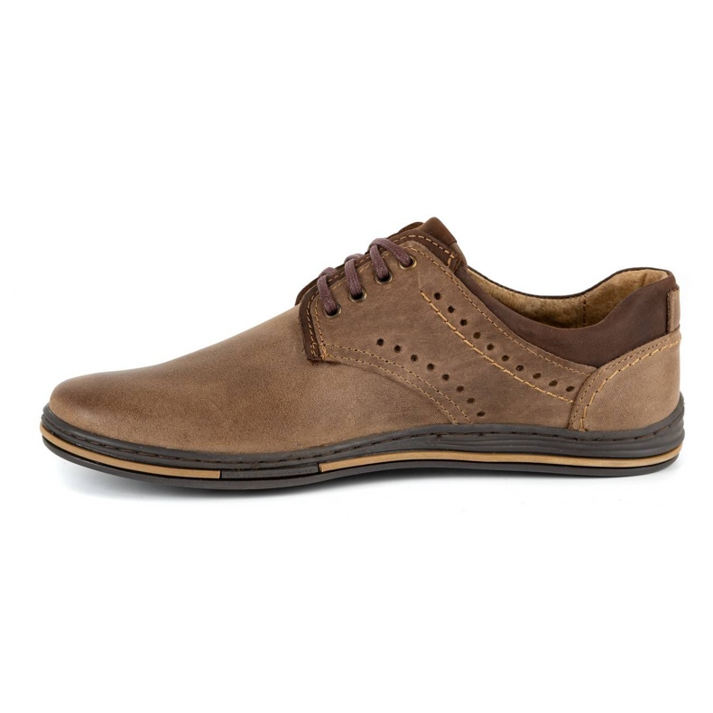 Polbut Men's casual shoes 402 brown 1 Polbut Men's casual shoes 402 brown 1