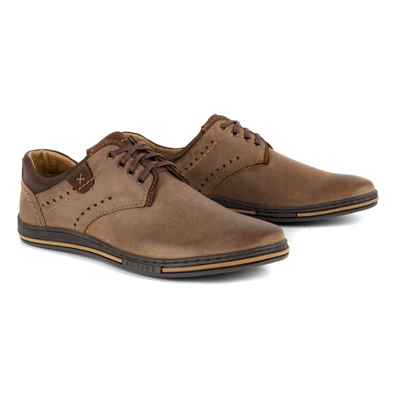 Polbut Men's casual shoes 402 brown 2 Polbut Men's casual shoes 402 brown 2