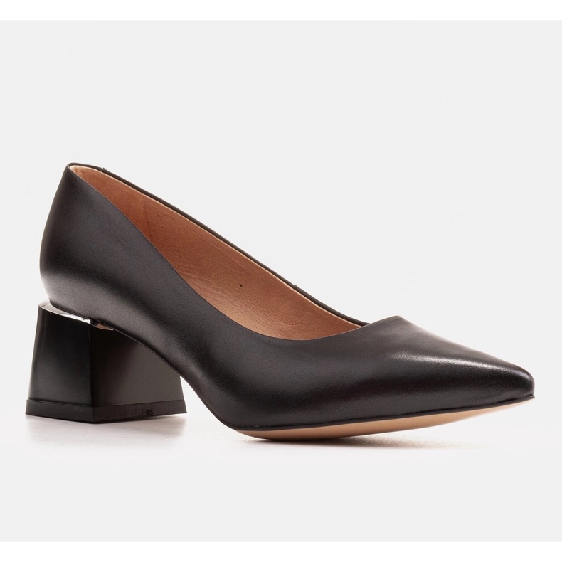 Marco Shoes Elegant women's pumps made of natural leather black 1 Marco Shoes Elegant women's pumps made of natural leather black 1