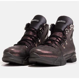 Marco Shoes Sports women's boots with a slight fall-winter insulation violet 1