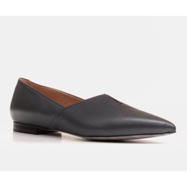 Marco Shoes Graphite women's Marco 1285P ballerinas with a cut-out grey 1