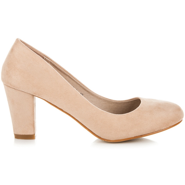 Yes Mile Suede Pumps On A Pillar brown 1