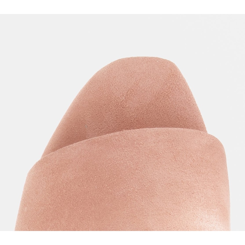 Marco Shoes Marco women's slippers made of natural suede pink 2