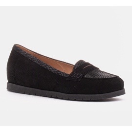 Marco Shoes Light shoes with a very soft underside and a hidden gusset black 1