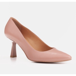 Marco Shoes Elegant pumps made of delicate natural leather pink 1 Marco Shoes Elegant pumps made of delicate natural leather pink 1