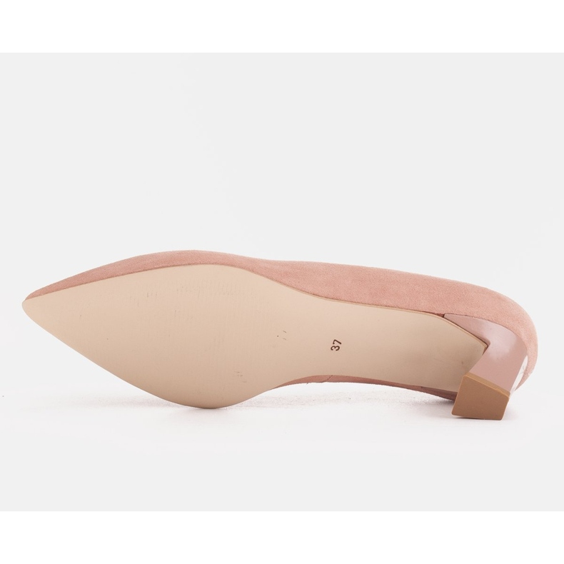 Marco Shoes Elegant pumps with low heels pink 1 Marco Shoes Elegant pumps with low heels pink 1