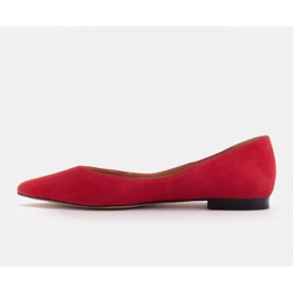 Marco Shoes Women's ballerinas with low sides red 1