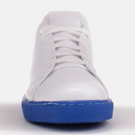 Marco Shoes Sports sneakers made of white grain leather 1