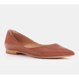 Marco Shoes Women's ballerinas with low sides brown 1