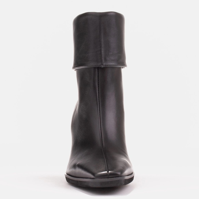 Marco Shoes Elegant Loren boots with a wrapped collar black 1