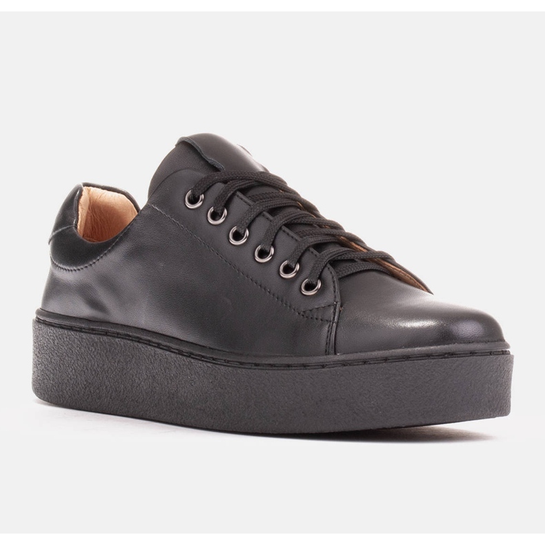 Marco Shoes Sports sneakers with a thick bottom black 1 Marco Shoes Sports sneakers with a thick bottom black 1