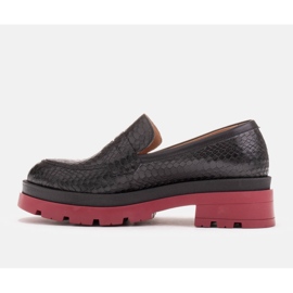 Marco Shoes Loafers with a thick sole black 1