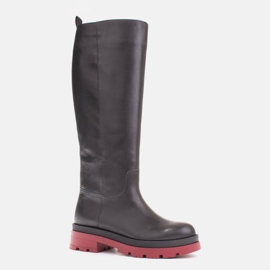 Marco Shoes Trapper boots with a regular upper black 1