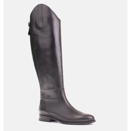 Marco Shoes Boots with zippers and elastic rubber black 1