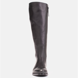 Marco Shoes Riding boots on a slim foot. Narrow upper black 1