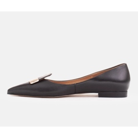 Marco Shoes Ballerinas with a decorative tongue black 2