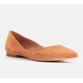 Marco Shoes Subtle ballerinas orange 1 Marco Shoes Subtle ballerinas orange 1